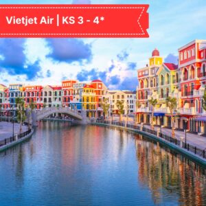 Tour Du Lịch Grand World - Show Sắc Màu Venice - Câu Cá Lặn Ngắm San Hô - Safari - Vinwonder - Hòn Thơm 3N2Đ